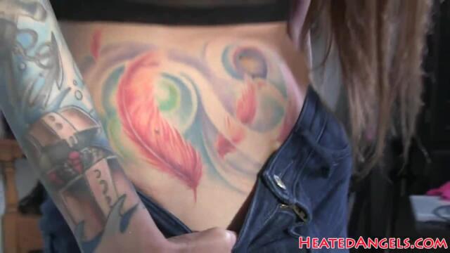 tatted rock lezzie stunners pussytoying and energy