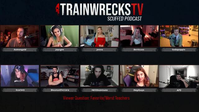 Trainwrecks scuffed livecam bang-out with scarlet, joycgee, bertycuss, jenna, part 3 of five