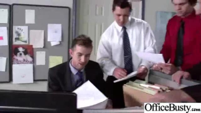 voiced boobs hawt multiple hottie ripped up firm in office mov-27