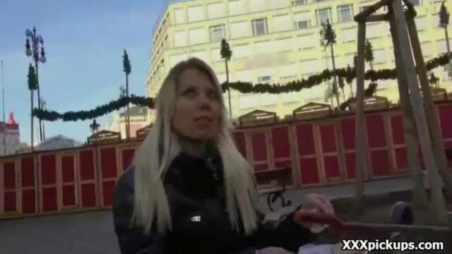 Public nail for cash in open street with czech 18 age teenage dilettante 05