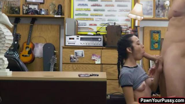 eighteen age teenage kiley jay romped in the pawnshop